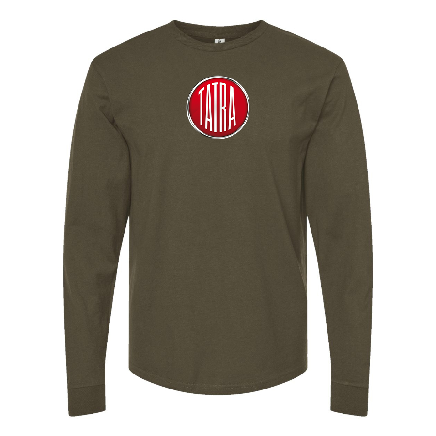 Men's Tatra Logo Cotton Long Sleeve T-Shirt