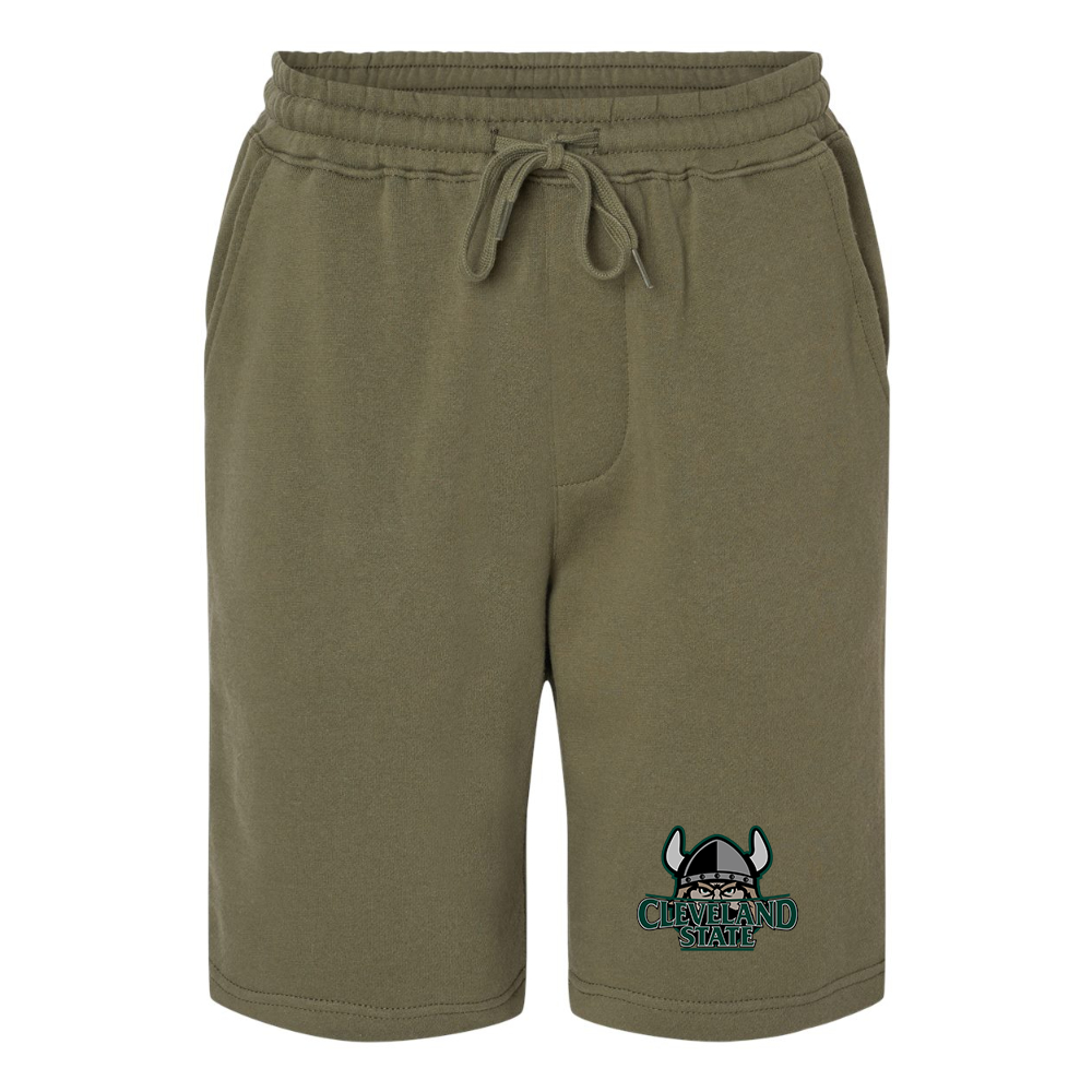 Men's  Cleveland State Vikings Independent Trading Co Midweight Fleece Short