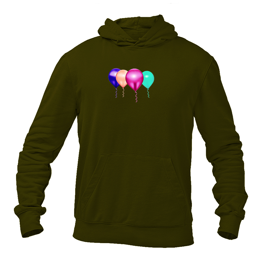 Men's Balloon-Emojis Logo Pullover Hoodie
