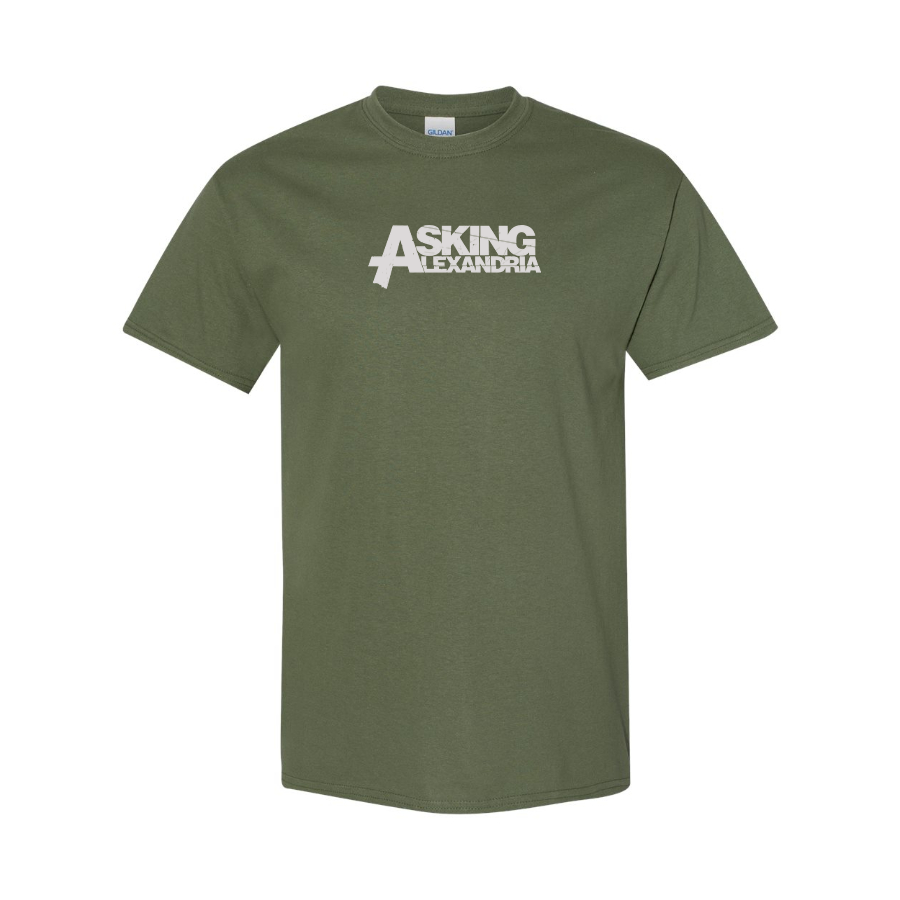 Men's Asking Alexandria  Logo Cotton T-Shirt