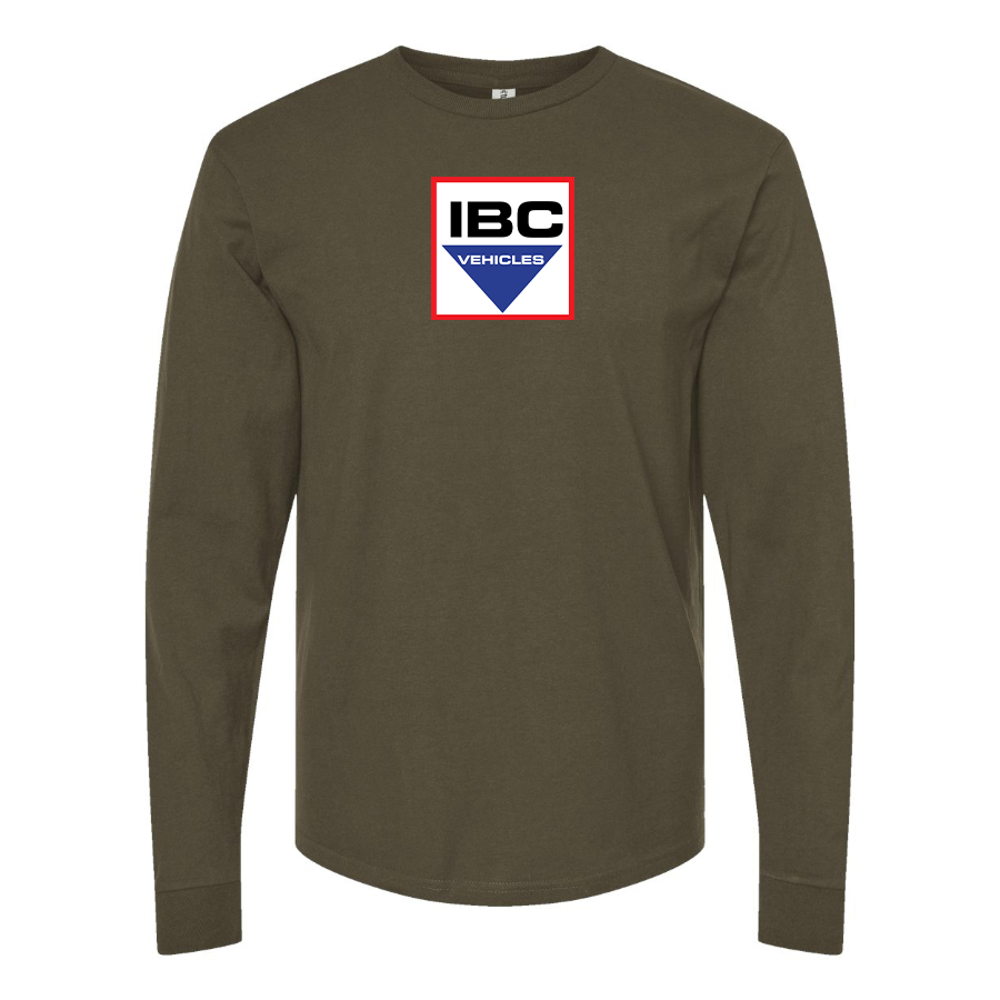 Men's IBC Vehicles Logo Cotton Long Sleeve T-Shirt