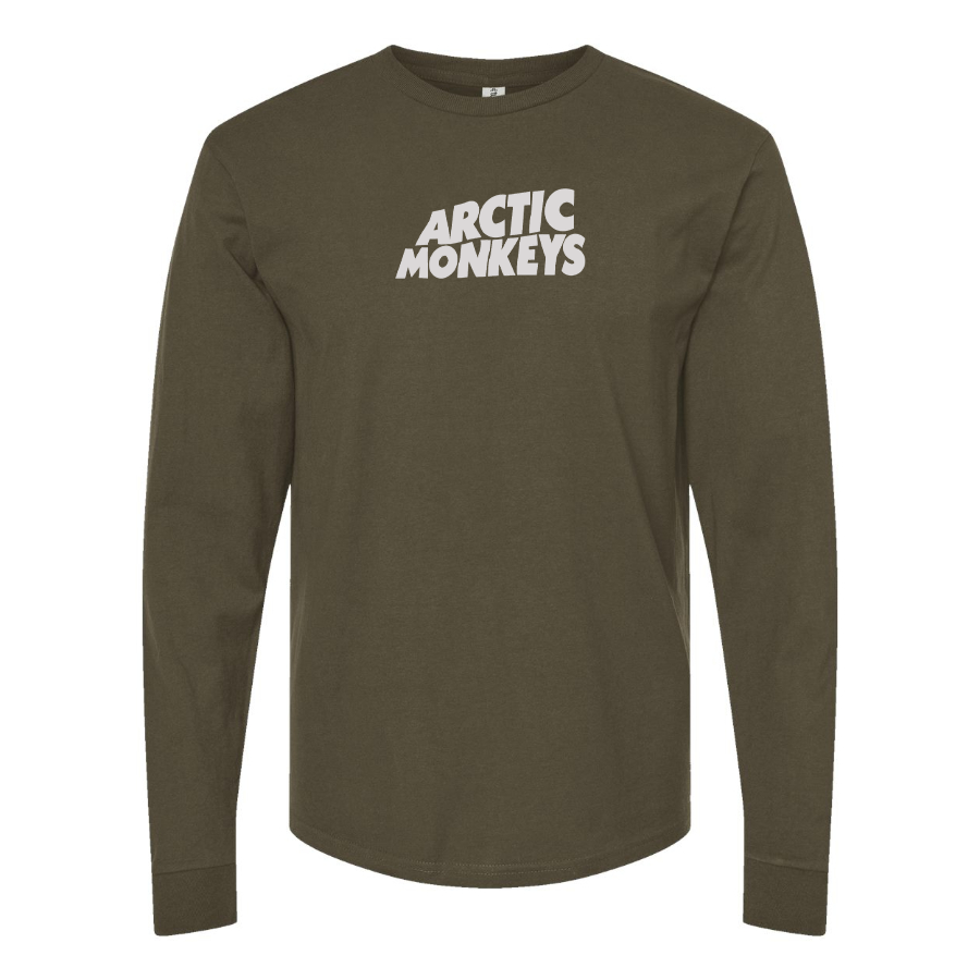 Men's Arctic Monkeys  Logo Cotton Long Sleeve T-Shirt