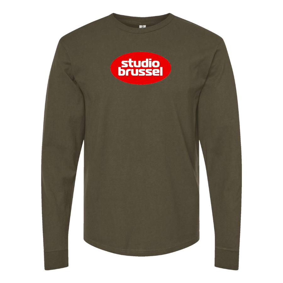 Men's Studio Brussel Cotton Long Sleeve T-Shirt