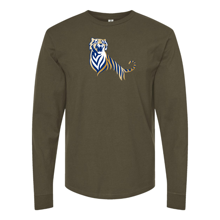 Men's Tiger Beer Logo Cotton Long Sleeve T-Shirt