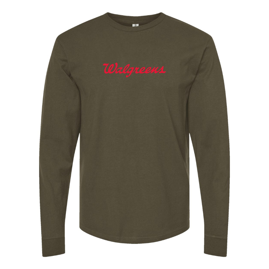 Men's Walgreens Logo Cotton Long Sleeve T-Shirt