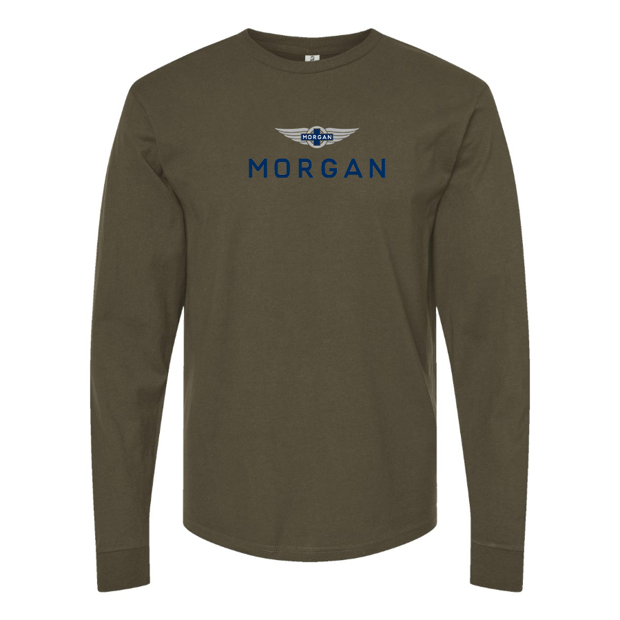 Men's Morgan Logo Cotton Long Sleeve T-Shirt