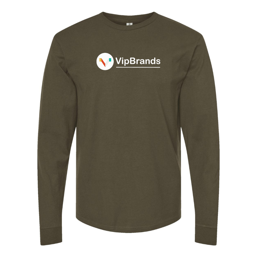 Men's VipBrands  Logo Cotton Long Sleeve T-Shirt