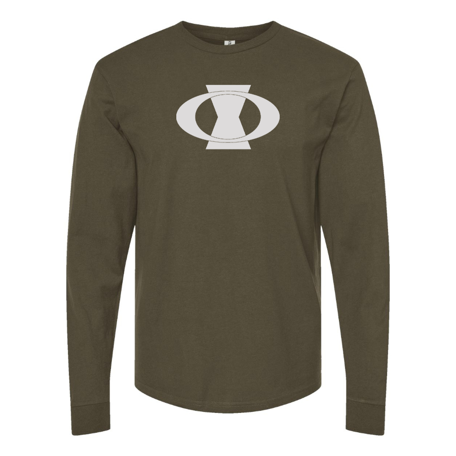 Men's Oltena Logo Cotton Long Sleeve T-Shirt