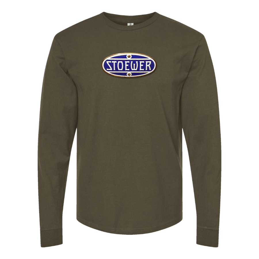 Men's Stoewer Logo Cotton Long Sleeve T-Shirt