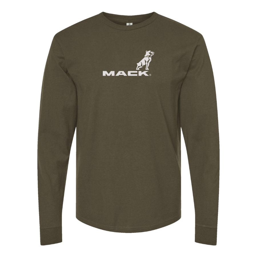 Men's Mack Logo Cotton Long Sleeve T-Shirt