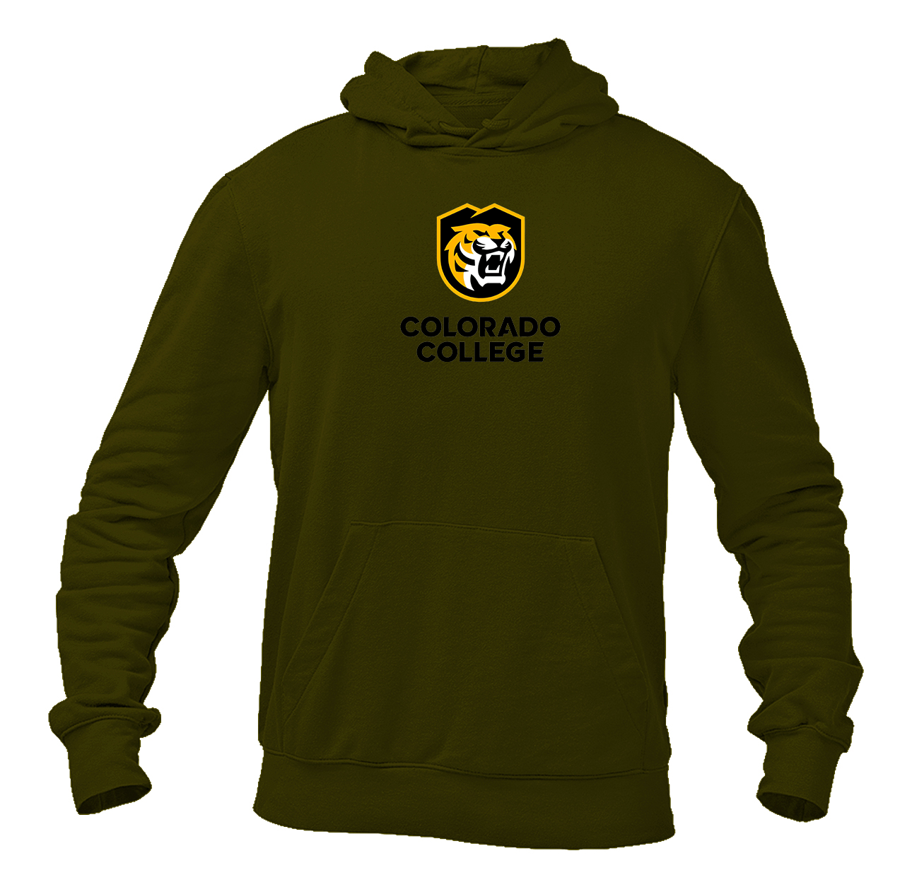 Men's Colorado College Tigers  Softstyle Midweight Hooded Sweatshirt