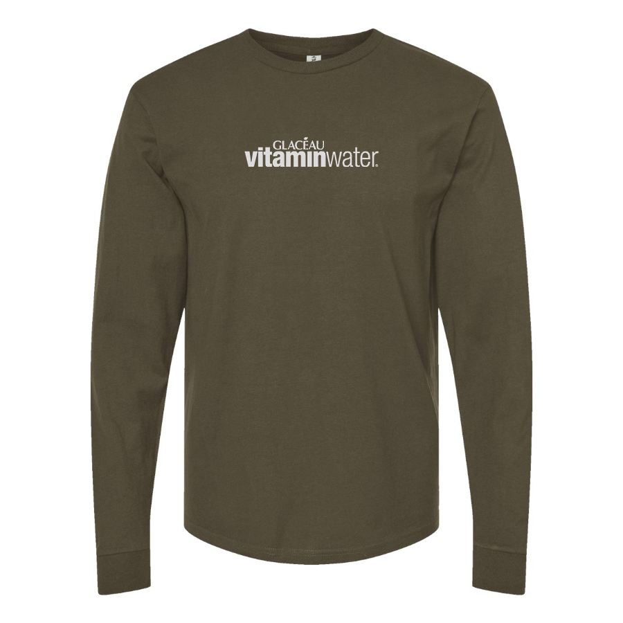 Men's Vitaminwater Logo Cotton Long Sleeve T-Shirt
