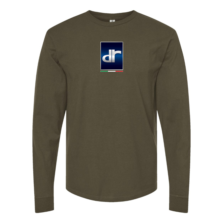 Men's DR Automobiles Logo Cotton Long Sleeve T-Shirt