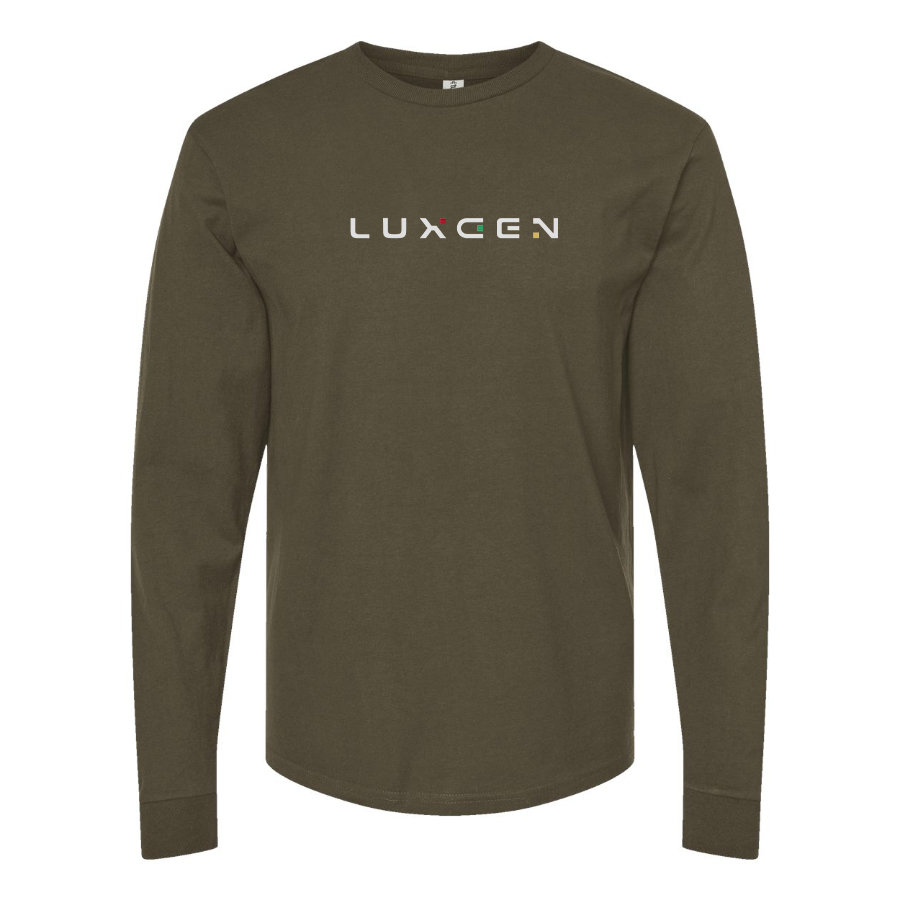 Men's Luxgen Logo Cotton Long Sleeve T-Shirt