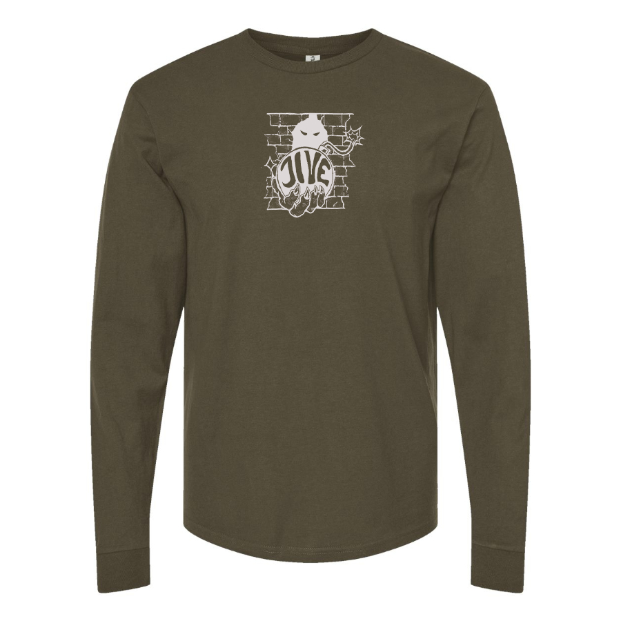 Men's Jivebomb Logo Cotton Long Sleeve T-Shirt