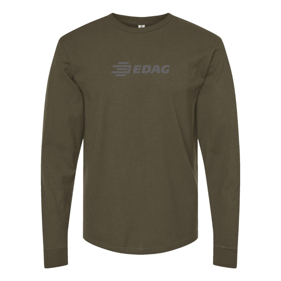 Men's Edag Logo Cotton Long Sleeve T-Shirt