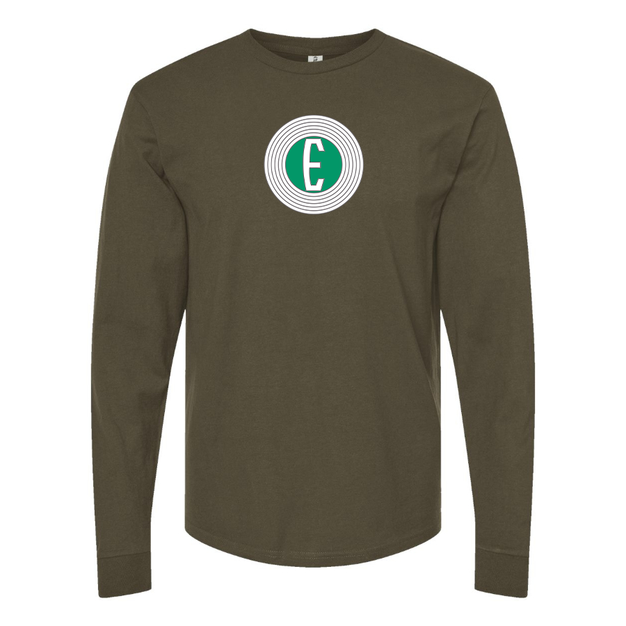 Men's Edsel Logo Cotton Long Sleeve T-Shirt