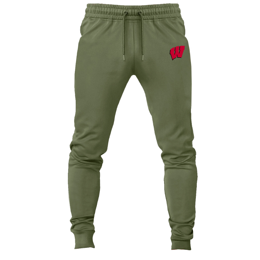 Men's Wisconsin Badgers Logo Sweatpants Joggers