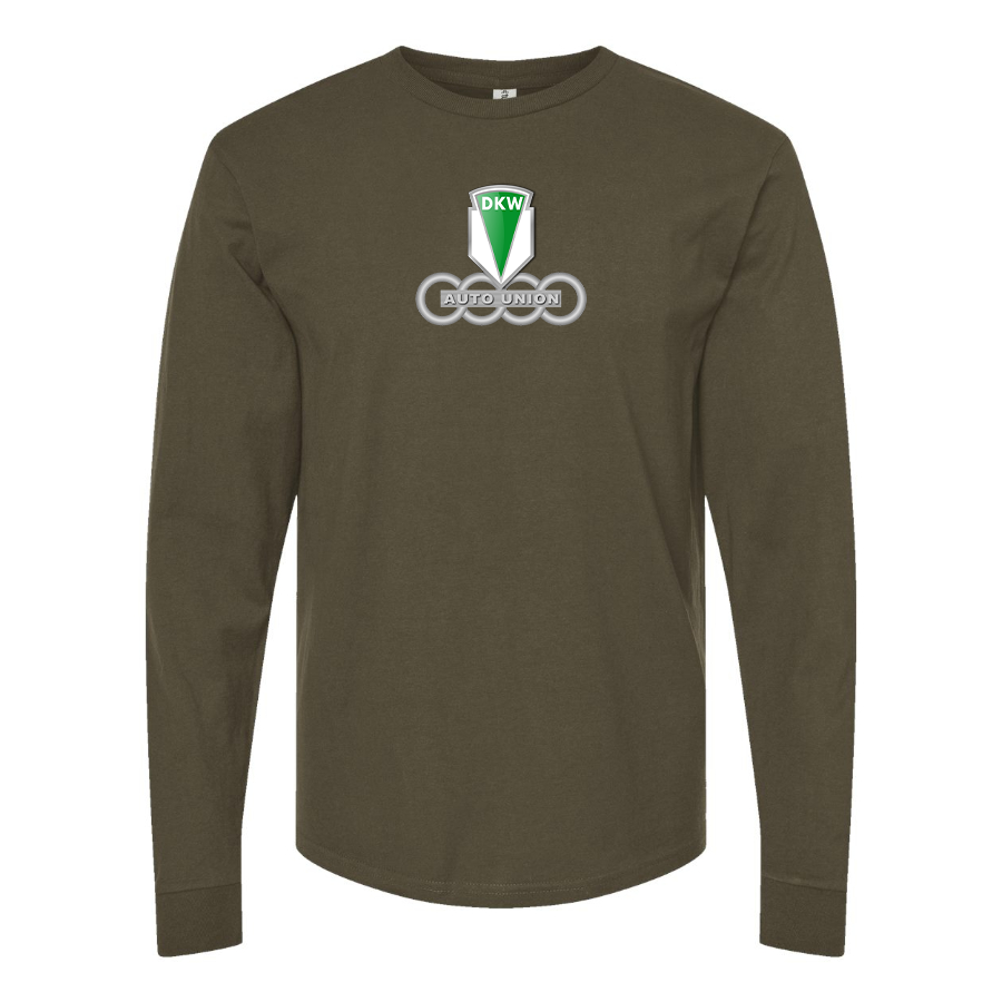 Men's DKW Logo Cotton Long Sleeve T-Shirt