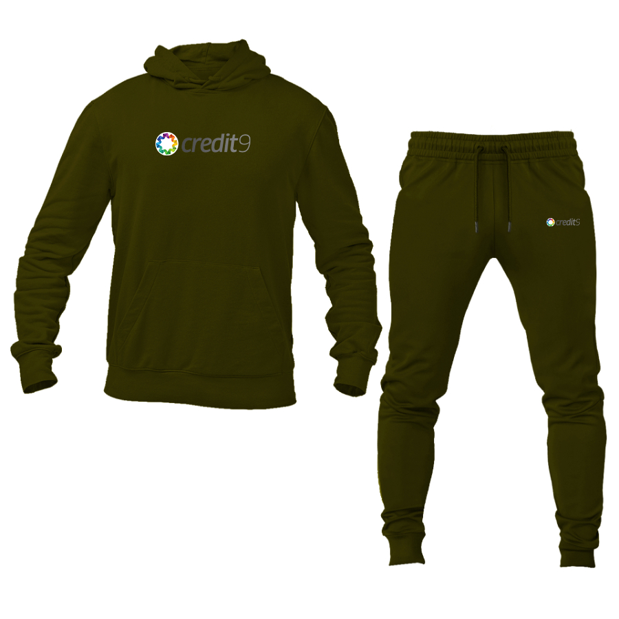 Men's Сredit9 Logo Hoodie Joggers Set