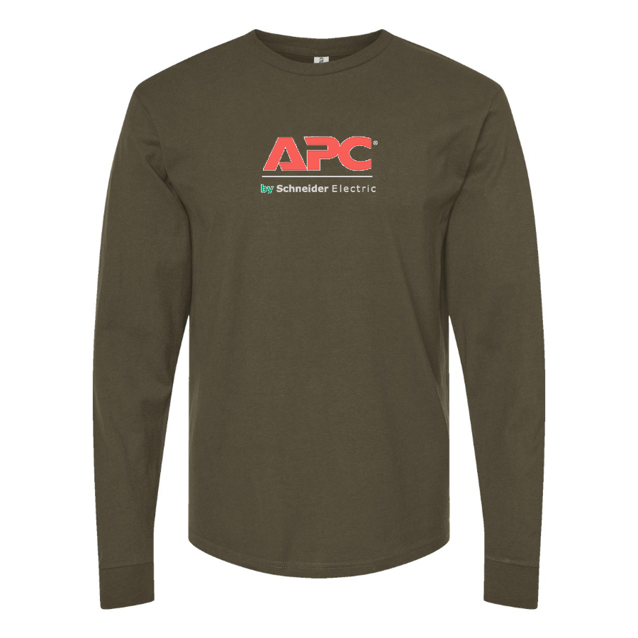 Men's APC  Logo Cotton Long Sleeve T-Shirt