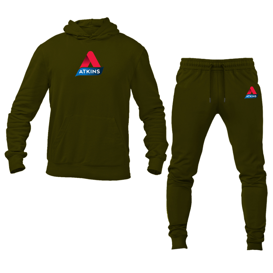 Men's Atkins Logo Hoodie Joggers Set