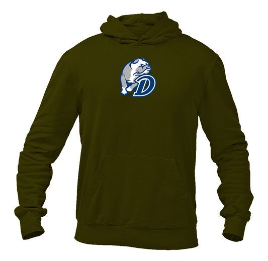 Men's  Drake Bulldogs Heavy Blend Hooded Sweatshirt
