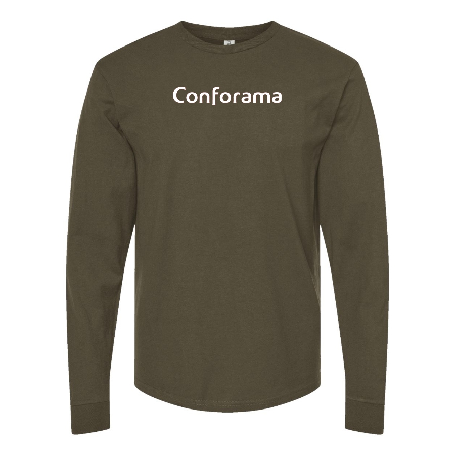 Men's  Conforama Logo  Cotton Long Sleeve T-Shirt