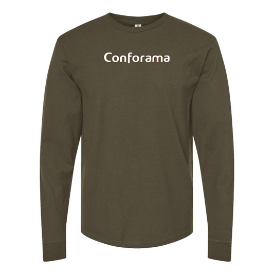 Men's  Conforama Logo  Cotton Long Sleeve T-Shirt