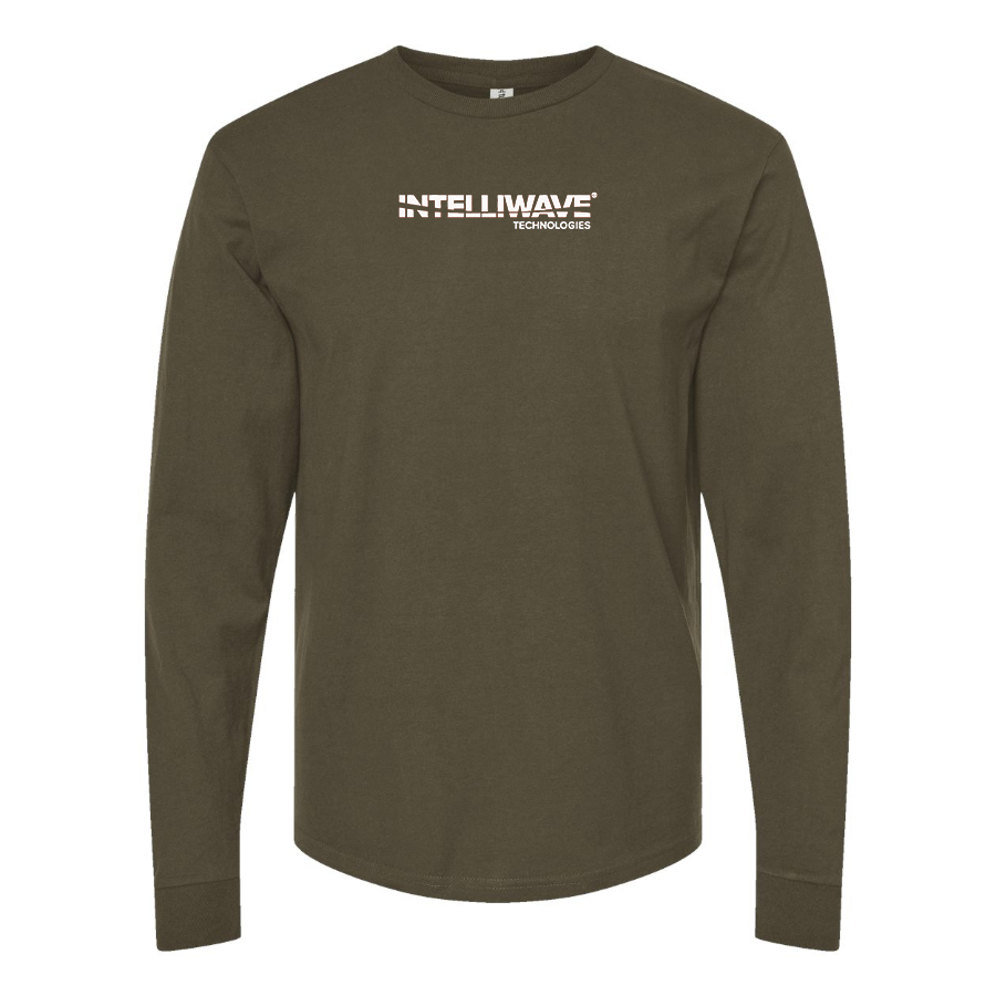 Men's Intelliwave Technologies Logo Cotton Long Sleeve T-Shirt