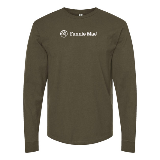 Men's  Fannie Mae Logo Cotton Long Sleeve T-Shirt