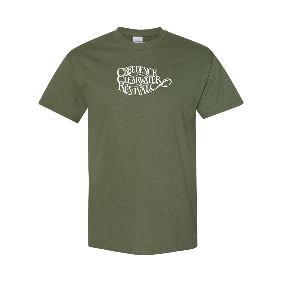 Men's Creedence Clearwater Revival Logo Cotton T-Shirt