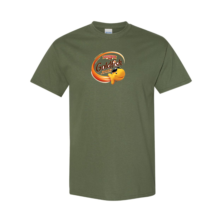 Men's Goldfish Logo Cotton T-Shirt