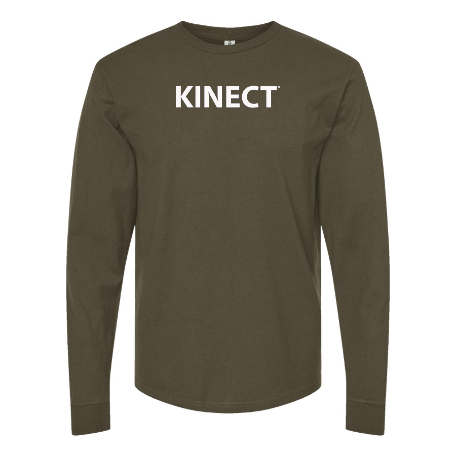 Men's Kinect Logo  Cotton Long Sleeve T-Shirt