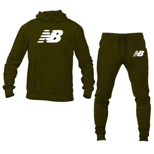 Men's New Balance Logo Hoodie Joggers Set