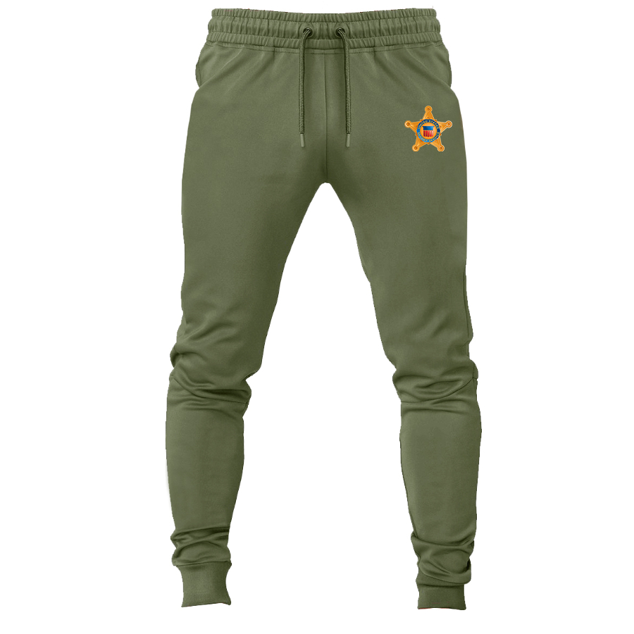 Men's  Secret Service Star Logo  Sweatpants Joggers