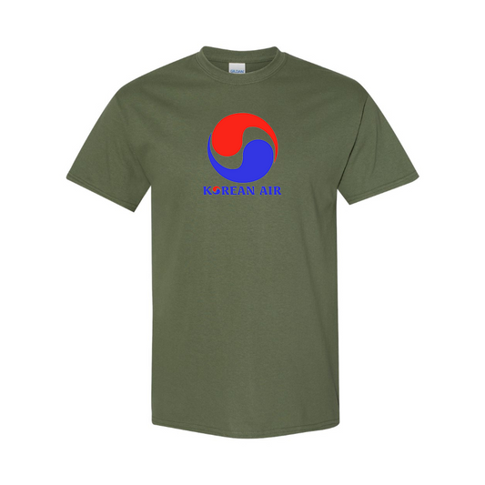 Men's Korean Air Logo Cotton T-Shirt
