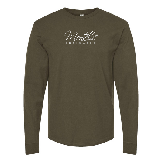 Men's Montelle Intimates Logo  Cotton Long Sleeve T-Shirt