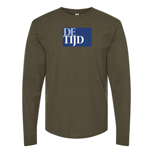 Men's De Tijd    Cotton Long Sleeve T-Shirt