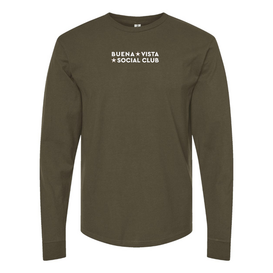Men's Buena Vista Social Club Logo Cotton Long Sleeve T-Shirt