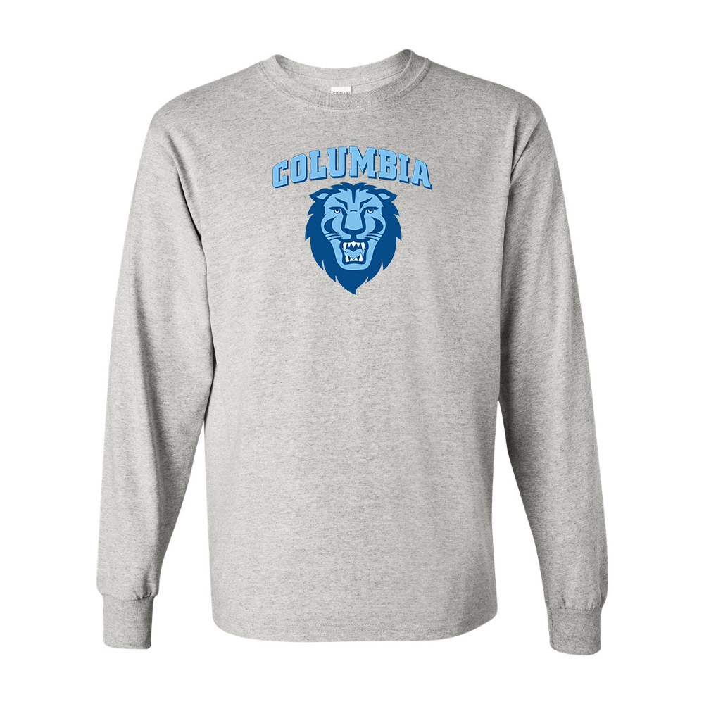 Men's Columbia Lions Gildan Heavy Cotton Long Sleeve T-Shirt