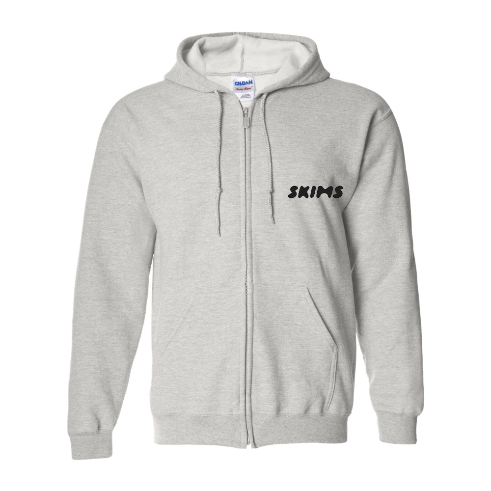 Men's Skims Gildan  Heavy Blend Full Zip Hooded Sweatshirt