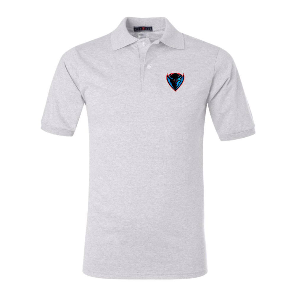 Men's  DePaul Blue Demons JERZEES  SpotShield polo
