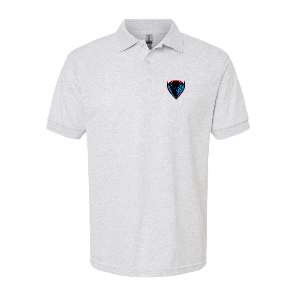 Men's DePaul Blue Demons Dry Blend Jersey Polo