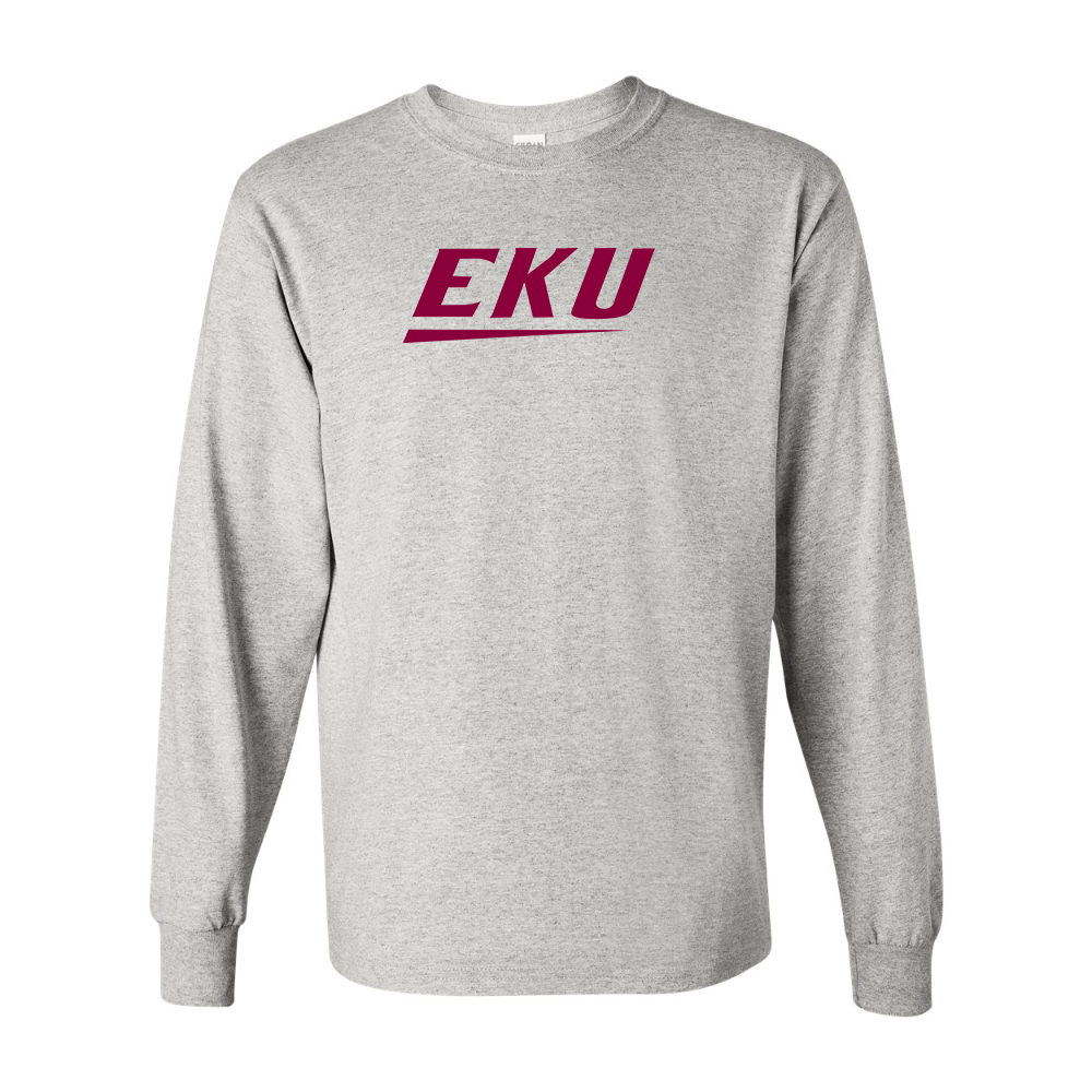 Men's Eastern Kentucky Colonels  Gildan Heavy Cotton Long Sleeve T-Shirt