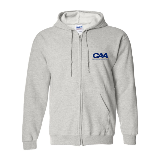 Men's  Colonial Athletic Association Gildan  Heavy Blend Full Zip Hooded Sweatshirt