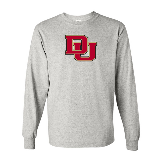Men's Denver Pioneers Gildan Heavy Cotton Long Sleeve T-Shirt