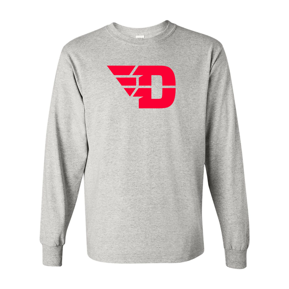Men's Dayton Flyers Gildan Heavy Cotton Long Sleeve T-Shirt