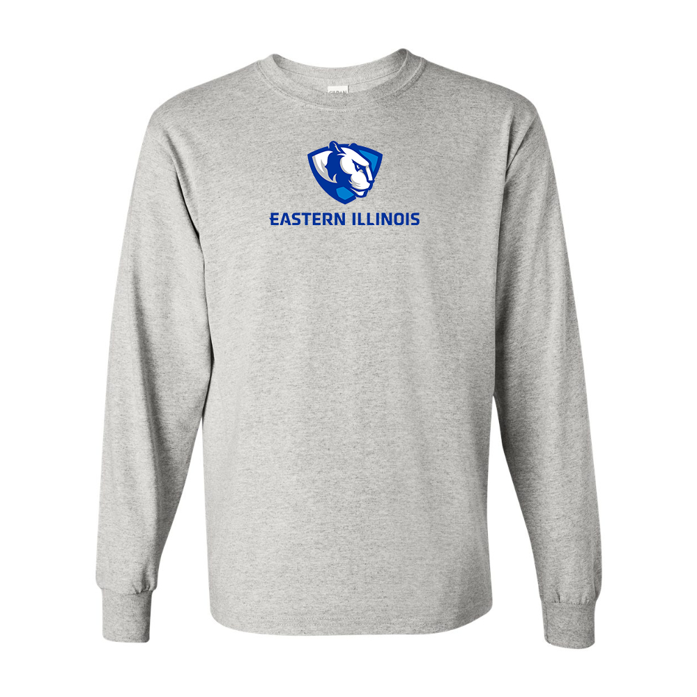 Men's Eastern Illinois Panthers Gildan Heavy Cotton Long Sleeve T-Shirt