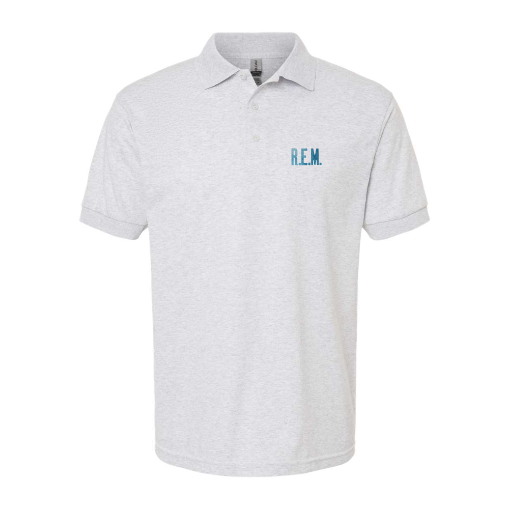 Men's  R.E.M. Blue Dry Blend Jersey Polo